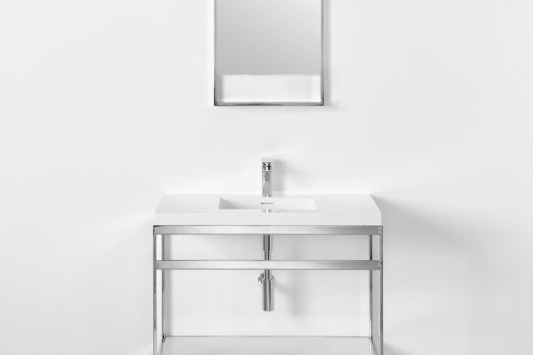 OTL-162_1 Single sink console final design steel frame