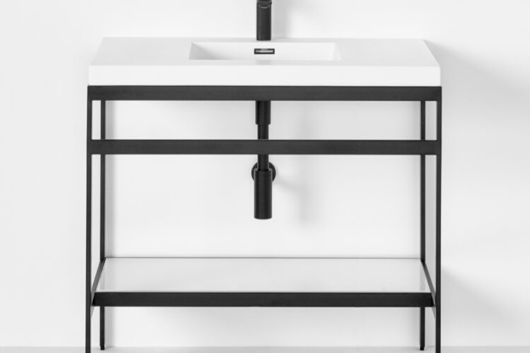 OTL-164_1 Single sink console final design steel frame