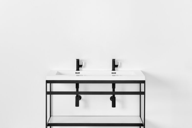 OTL-167_1 Double sink console final design steel frame